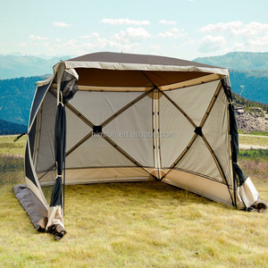 Tente de camping pliable portable quatre coins pour l'extérieur, équipement de camping, parasol, protection solaire, <span class=keywords><strong>moustiquaire</strong></span> automatique, gazebo - Product Image 5