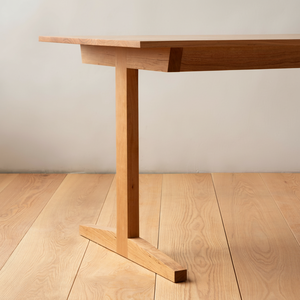 Escritorio de Madera Maciza, Mesa de Comedor de Madera Maciza, Mesa de Trabajo Rectangular de Estilo Japonés, Estilo Moderno Minimalista - Product Image 4
