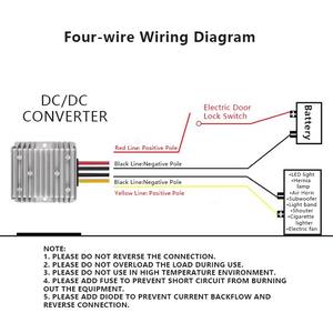 Módulo Reductor de Voltaje IP68, Fuente de Alimentación CC-CC de 36V 48V a 12V 20A para Aplicaciones Automotrices, Domésticas, Motores de CA e Industriales - Product Image 4