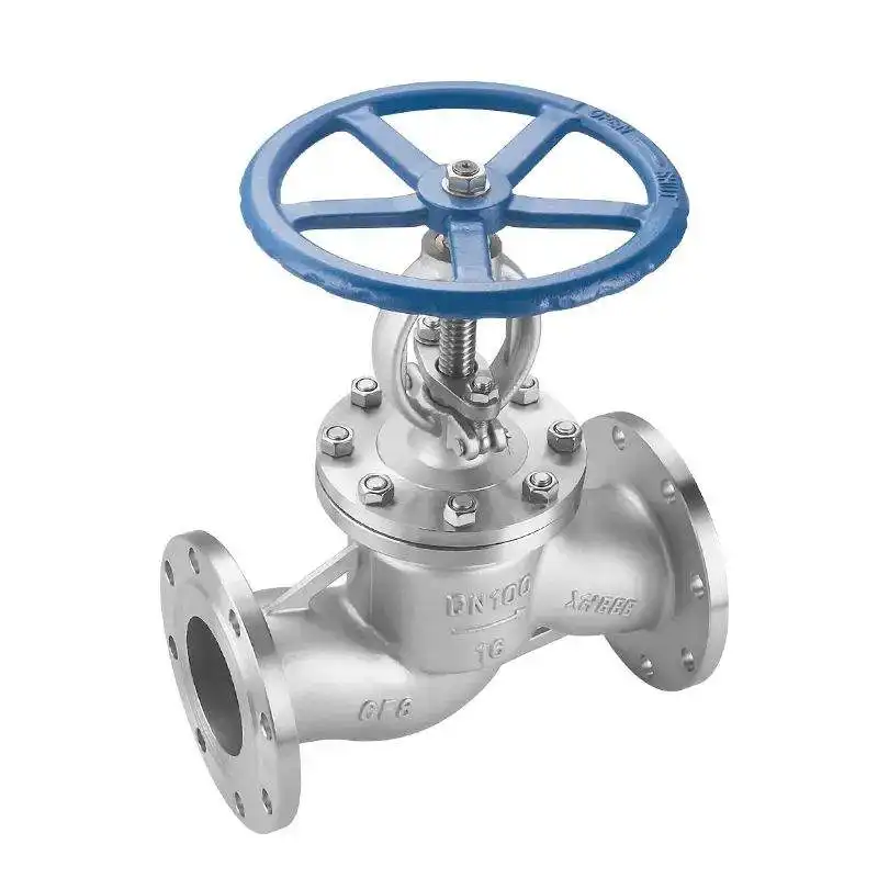 Factory Supply Stainless Steel DN15 Globe Valve Steam Water Pipe Connector Control Pressure Flange Globe Valve