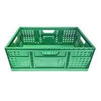 Chariot de rangement pliable en plastique robuste et écologique pour légumes, avec grille ventilée, pour la fabrication de précision