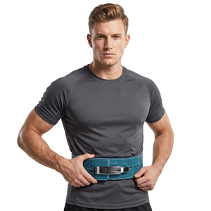 Cinturón de Levantamiento de Pesas Unisex de Cuero Vacuno Antideslizante con Hebilla Resistente, Cómodo, Profesional para Gimnasio, Personalizado por Saar Industries - Product Image 1