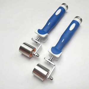 Stainless Steel <strong>Seam</strong> Flat Pressure <strong>Roller</strong> Double Bearing Deep Texture Hand Pressure <strong>Seam</strong> <strong>Roller</strong> <strong>Wallpaper</strong> Wall Covering Tool - Product Image 3
