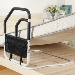 KS Bedside Safety Handrails With Storage <b>Bag</b> 30Cm Height For Elderly Disabled Pregnant Women <b>Bed</b> Getting Aid No Installation - Product Image 2