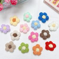 2025 Mini Crochet fleur plante tricoté fleur de prunier pour salle de bain maison cuisine rustique Table pièce maîtresse étagère décor