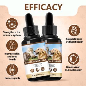 Vitamine liquide pour animaux de compagnie OEM ODM, saveur personnalisée, ingrédients, santé des animaux de compagnie, supplément liquide de vitamine - Product Image 5