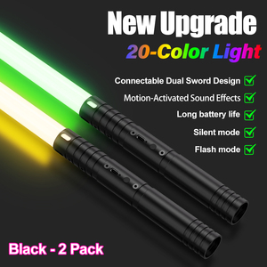 Sabre laser LED SMTSD Warehouse Saber 20 couleurs Neo Pixel en métal lourd pour duel, <span class=keywords><strong>épée</strong></span> RGB rechargeable à couleurs changeantes, jouet lumineux pour enfants - Product Image 2