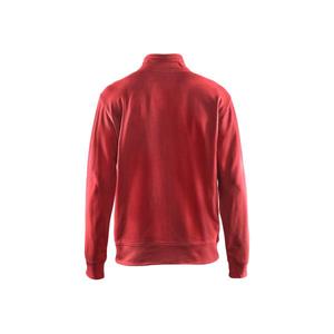 BLAKLADER - 337111585600XS <b>Sweatshirt</b> with full zip Red - EAN 7330509469613 <b>WORK</b> HOODIES - Product Image 2