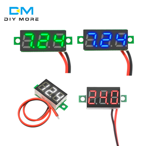 0.28/0.36/0.56 Inch LED Digital Voltmeter Ammeter Car Voltage Current Meter Volt Detector <strong>Tester</strong> Monitor Panel Red - Product Image 2