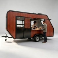 Camión de Comida Eléctrico en Venta con Cocina Completa, Remolque de Comida Móvil para Mercado de Comida al Aire Libre