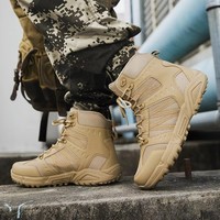 Bottes tactiques pour hommes, entraînement en désert, tir, vente en gros, chaussures de montagne, bottes de sport, bottes de camping