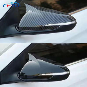 Capuchons de rétroviseur de porte de voiture en ABS noir brillant pour <span class=keywords><strong>Hyundai</strong></span> <span class=keywords><strong>I30</strong></span> N Line Elantra GT Sport PD 2017-2025 - Product Image 5