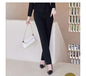 Enkele Rij Knopen Custom Logo Blazers Vrouwen Geruit <span class=keywords><strong>Blazer</strong></span> Vrouwen <span class=keywords><strong>Blazer</strong></span> - Product Image 6