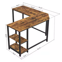 Table d'étude à hauteur réglable convertible bon marché de grand bureau d'ordinateur debout moderne simple pour l'usage de salle d'étude
