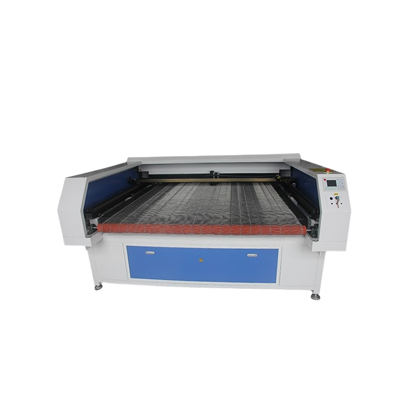 1610 1810 1812 Laser-Stoffs chneide maschine mit automatischer Zuführung und 100W 130W 150W Laser röhre