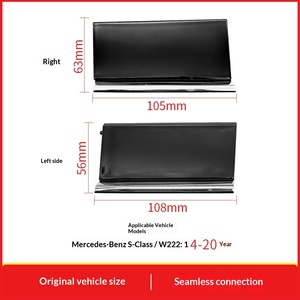 Cubierta de la cámara de la parrilla delantera para Mercedes-Benz Clase S W222 2014-2020, cubierta <span class=keywords><strong>abatible</strong></span> de ABS para la cámara, piezas de carrocería automotriz - Product Image 3