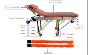 Peregang ambulans dengan sumber daya Manual peralatan medis bekas - Product Image 5