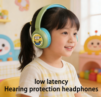 Casque ENC de haute qualité, réseau maillé, communication sans fil un-vers-plusieurs, portée 505M, faible latence, écouteurs supra-auriculaires pour l'enseignement des enfants