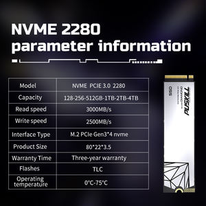 PUSKILL M.2 PCIE3.0 Haute vitesse et grande capacité NVME 128GB 256GB 512GB 1TB 2TB SSD - Product Image 6