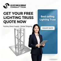 Truss d'éclairage de scène en aluminium robuste, modèle carré, en promotion