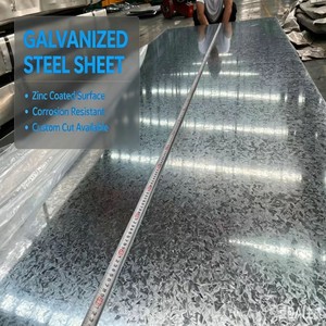 High Strength Steel Sheet 0.5mm 1mm 2mm DX51D Z275 Hot Dipped Galvanized Steel Sheet <strong>GI</strong> Sheet for Industrial Use - Product Image 1