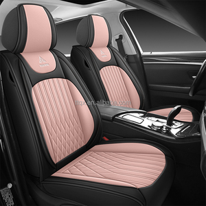 Coprisedili Auto in Pelle Durevole, Set Completo Universale per 5 Posti, Compatibile con <span class=keywords><strong>Nissan</strong></span> <span class=keywords><strong>Qashqai</strong></span>, Rogue, Altima, Ariya, Kicks, Resistenti ai Graffi - Product Image 1