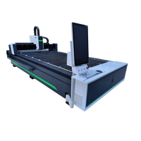 Machine de découpe laser à fibre pour tôles plates 2000W, refroidissement par eau, automatique, BMP/PLT, pour acier et aluminium jusqu'à 6mm