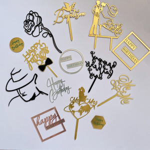 Décorations de fête de mariage, de fête des pères et des mères, de joyeux anniversaire personnalisées en acrylique en gros - Product Image 1