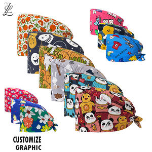 Gorro Quirúrgico de Algodón Puro Transpirable con Logotipo Personalizado, Gorro de Trabajo Dental para Hombres y Mujeres, Gorro de Enfermera para Estomatólogo, Antipolvo, OEM - Product Image 1