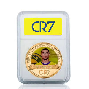 Ensemble de billets de banque en feuille <span class=keywords><strong>d</strong></span>'<span class=keywords><strong>or</strong></span> CR7 Football Star - Collection de 8 pièces avec boîte de luxe pour souvenir de fan et collection <span class=keywords><strong>d</strong></span>'<span class=keywords><strong>investissement</strong></span> - Product Image 4