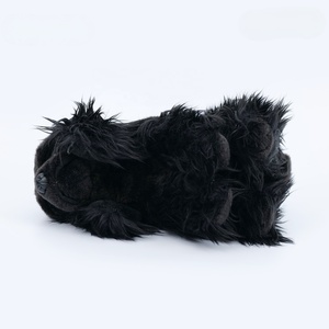 Peluche Realista de <span class=keywords><strong>Cocker</strong></span> <span class=keywords><strong>Spaniel</strong></span> Negro, Perro de Peluche con Pelo Largo y Rizado, Poodle Suave, Venta al por Mayor, Fabricación Personalizada OEM - Product Image 3
