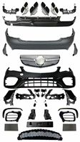Kit de carrosserie AMG63 pour Mercedes Classe E W207 Coupé 14-16 E200 E250 E300 E350 Pare-chocs avant et arrière W207 Facelift Sans découpe