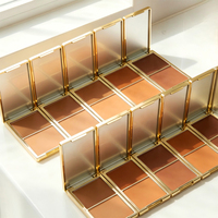 Palette de maquillage contour 2 en 1 crème et poudre, végane, haute pigmentation, longue tenue et waterproof, effet naturel