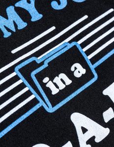 T-shirt vintage avec blagues de papa en dessin animé - Humour à l'effigie de la fête des pères - 100% coton - Sans manches - Product Image 5