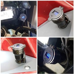 Keydin — connecteur Hella à double Charge 3.0 USB, <span class=keywords><strong>adaptateur</strong></span> de chargeur électrique de voiture avec voltmètre, pour <span class=keywords><strong>BMW</strong></span> Triumph Tiger Ducati - Product Image 6
