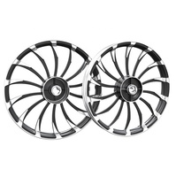 Vente en gros Durable WM1.6X17 Tambour de moto Frein arrière Moyeu de roue et jantes en alliage d'aluminium