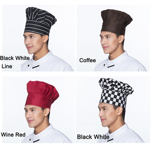 Gorro de <span class=keywords><strong>Chef</strong></span> Personalizado con Logotipo, de Polialgodón, Transpirable y Cómodo, <span class=keywords><strong>para</strong></span> Cocina, Panadería, Hotel, Restaurante, Camareros y Personal - Product Image 4