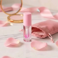 Huile à lèvres hydratante et nourrissante effet miroir transparent, réparatrice pour lèvres sèches, lisse les ridules, longue tenue, non collante