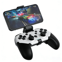 Manette de jeu sans fil multiplateforme compatible MFI Android Steam avec boutons programmables et support pour téléphone