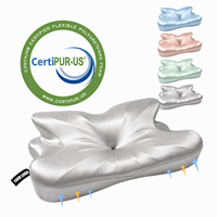 Oreiller Ergonomique en Mousse à Mémoire de Forme pour le Sommeil, Soutien Cervical Contouré, Oreiller de Lit, Fabricant OEM, Logo Personnalisé, Vente en Gros
