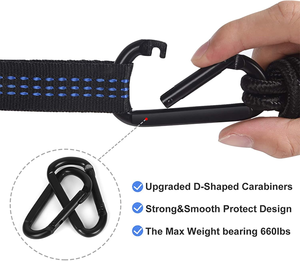 مقاومة للتمزيق في الهواء الطلق قابلة للطي التخييم أرجوحة المظلة قماش النايلون مزدوجة في الهواء الطلق أرجوحة سياحية - Product Image 4