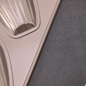 Golden Shell Shaped Madeleine Cake Mold 12 Cavity Non Stick Baking Pan For Home Oven Use - Product Image 3