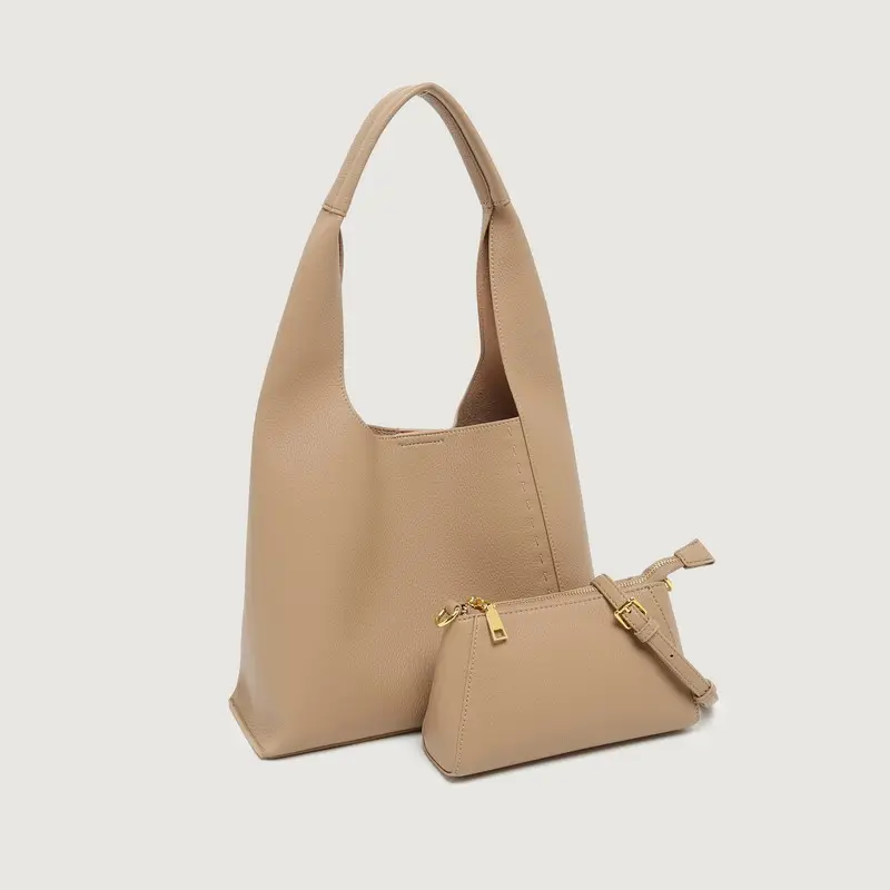 2024 Summer Leather Ladies Handbag Wallet Purse Cosmetic Bag Set Shoulder Bag For Girls Women