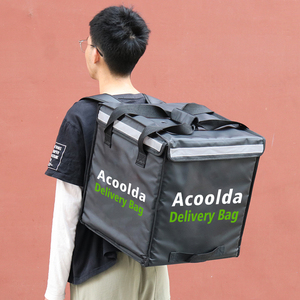 wasserdichte isolierte Liefertasche Motorradrucksack Thermische Lebensmittellieferung Kühlbox Rucksack - Product Image 4