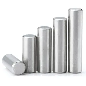 Goujon cylindrique solide en acier inoxydable 304 316, haute précision, vente en gros, GB119 DIN6325