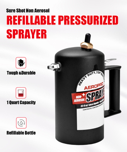 AEROPRO R8416 DIY New Spot Spray Non Aerosol Sprayer 32 oz Canister Refillable Solvent 1 Year Warranty - Product Image 2