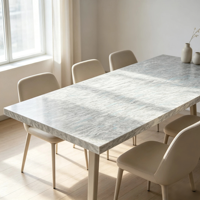 Dalle de pierre de quartz durable et imperméable, prix d'usine, pierre artificielle pour murs de douche et comptoirs de salle de bain