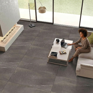 Vistaar Premium Porcelain Ceramic Wall Tiles 600x1200 Glossy Polished Full Glazed Firebrick Modern Interior Wall - Product Image 1