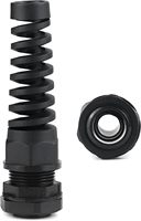 Venta al por mayor M20 M22 IP68 Flexible alivio de tensión espiral prensaestopas Protector de nylon impermeable prensaestopas certificado Rohs