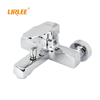 Leirlee — robinet mitigeur de douche en céramique, noir, OEM, robinet mitigeur de bain